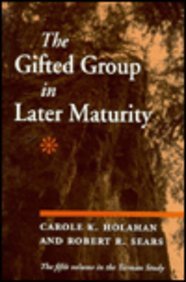 Stock image for The Gifted Group in Later Maturity for sale by ThriftBooks-Dallas