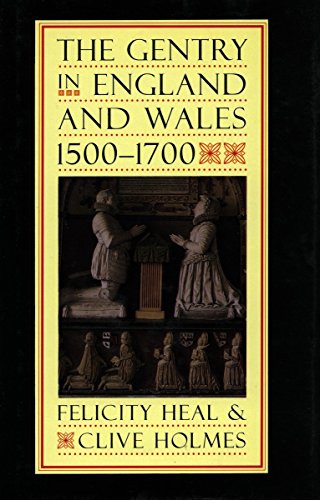 Beispielbild fr The Gentry in England and Wales, 1500-1700 zum Verkauf von Ammareal