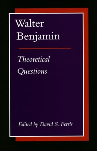 Imagen de archivo de Walter Benjamin: Theoretical Questions a la venta por HPB-Emerald