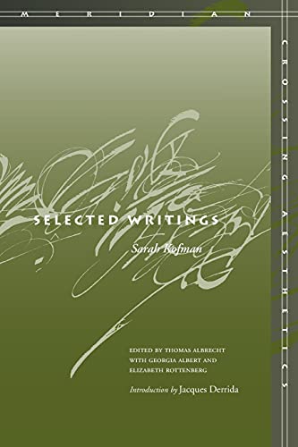 Imagen de archivo de Selected Writings (Meridian: Crossing Aesthetics) a la venta por Revaluation Books