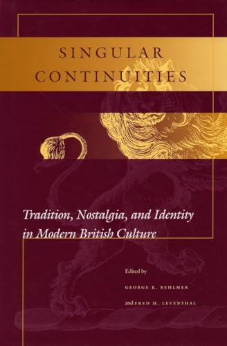 Imagen de archivo de Singular Continuities a la venta por Blackwell's