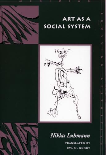 9780804739061: Art as a Social System (Meridian: Crossing Aesthetics)