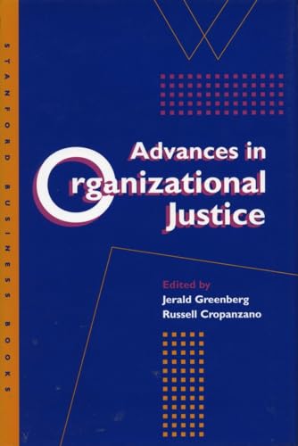 Imagen de archivo de Advances in Organizational Justice (Stanford Business Books) a la venta por Midtown Scholar Bookstore