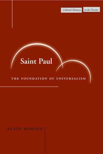 Beispielbild fr Saint Paul: The Foundation of Universalism zum Verkauf von ThriftBooks-Dallas