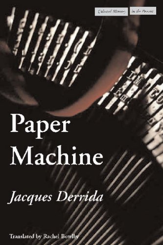 9780804746199: Paper Machine (Cultural Memory in the Present)