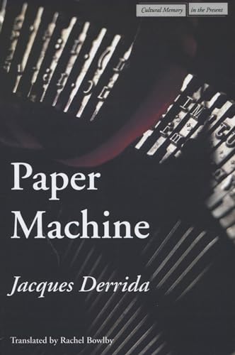 Cultural Memory in the Present: Paper Machine