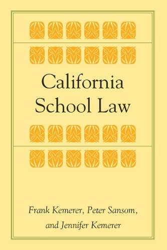 Imagen de archivo de California School Law a la venta por ThriftBooks-Dallas