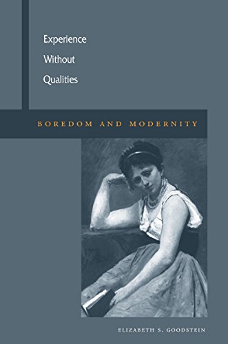 9780804749589: Experience Without Qualities: Boredom And Modernity