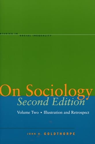 9780804749992: On Sociology: Illustration And Retrospect (2)