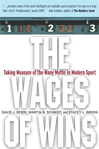 Stock image for The Wages of Wins : Taking Measure of the Many Myths in Modern Sport for sale by Better World Books: West