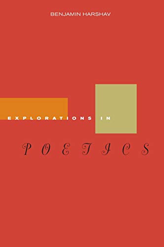 Stock image for Explorations in Poetics for sale by PBShop.store US