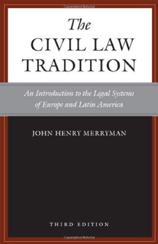 9780804755689: The Civil Law Tradition, 3rd Edition: An Introduction to the Legal Systems of Europe and Latin America