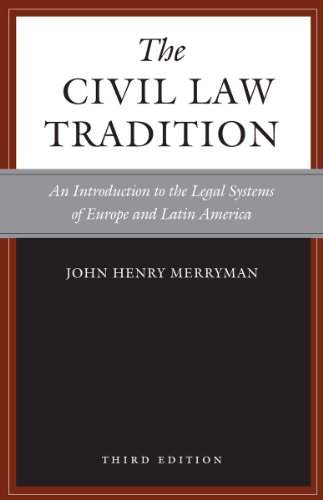 Beispielbild fr The Civil Law Tradition, 3rd Edition : An Introduction to the Legal Systems of Europe and Latin America zum Verkauf von Better World Books