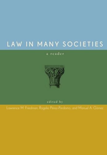 Beispielbild fr Law in Many Societies: A Reader zum Verkauf von Midtown Scholar Bookstore