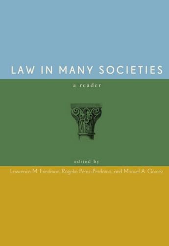 Stock image for Law in Many Societies: A Reader for sale by GF Books, Inc.