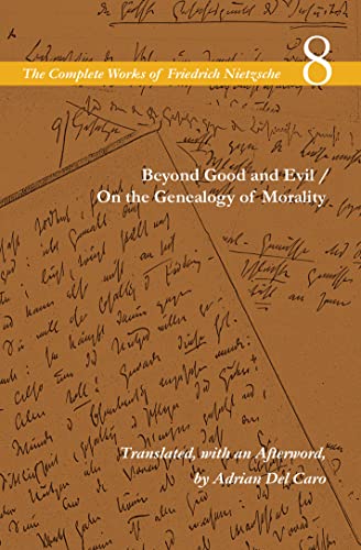 9780804788984: Beyond Good and Evil / On the Genealogy of Morality: Volume 8: 08 (The Complete Works of Friedrich Nietzsche)