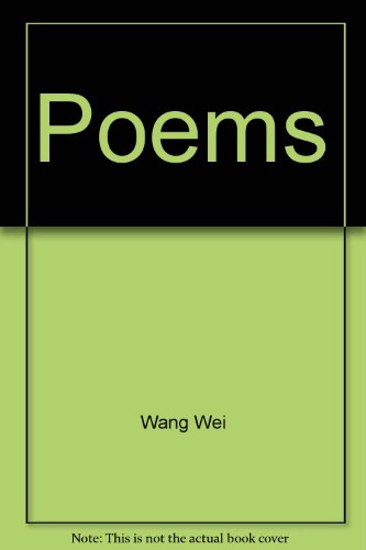 9780804804738: Poems by Wang Wei
