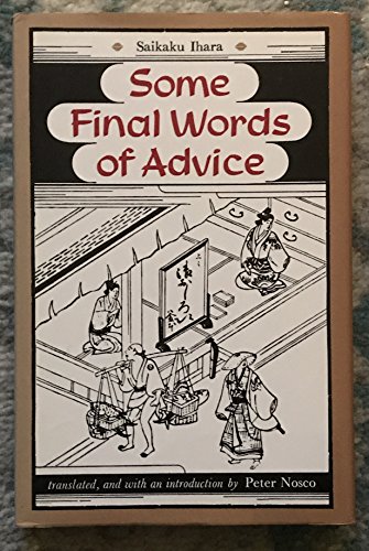 Stock image for Some Final Words of Advice for sale by Pulpfiction Books