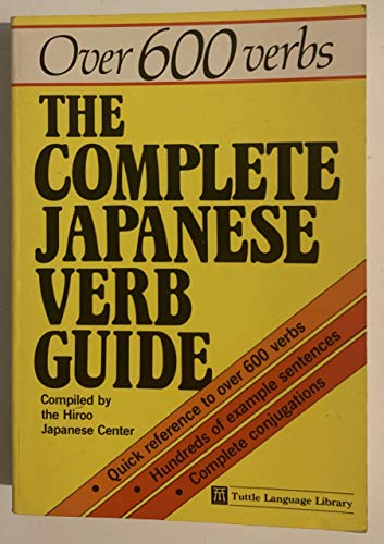 Beispielbild fr Complete Japanese Verb Guide zum Verkauf von Open Books