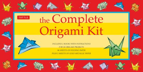 Imagen de archivo de The Complete Origami Kit: Kit with 2 Origami How-to Books, 98 Pap a la venta por Hawking Books