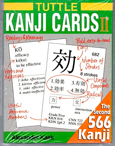 Imagen de archivo de Tuttle Kanji Cards II a la venta por HPB-Ruby