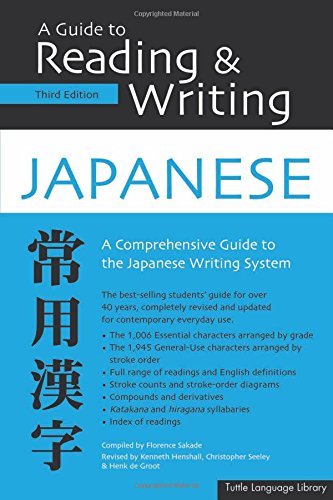 Beispielbild fr Guide to Reading & Writing Japanese: Third Edition zum Verkauf von Wonder Book