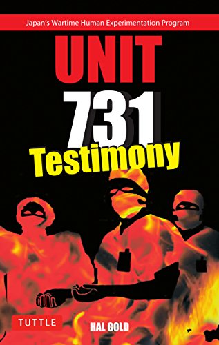 9780804835657: Unit 731testimony: Testimony