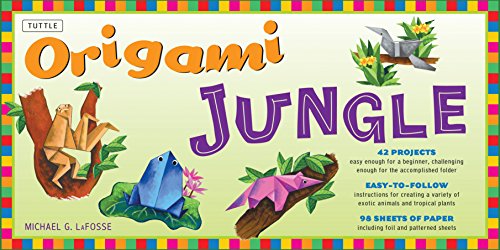 Origami Jungle Kit: Create Exciting Paper Models of Exotic Animals and Tropical Plants: Kit with 2 Origami Books, 42 Projects and 98 Origami Papers (9780804835787) by LaFosse, Michael G.