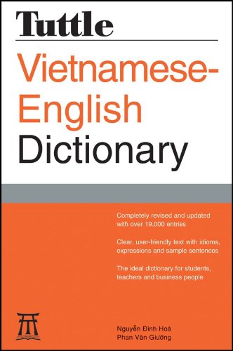 Imagen de archivo de Tuttle Vietnamese-English Dictionary : Completely Revised and Updated Second Edition a la venta por Better World Books