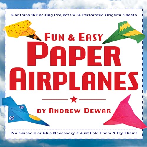 Stock image for Fun & Easy Paper Airplanes: This Easy Paper Airplanes Book Contains 16 Fun Projects, 84 Papers & Instruction Book: Great for Both Kids and Parents for sale by Wonder Book