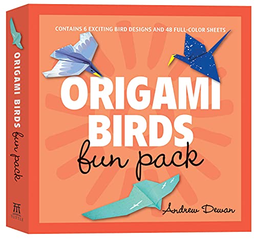 Beispielbild fr Origami Birds Fun Pack: Make Colorful Origami Birds with This Easy Origami Kit: Includes Origami Book with 6 Projects and 48 Origami Papers zum Verkauf von Bellwetherbooks