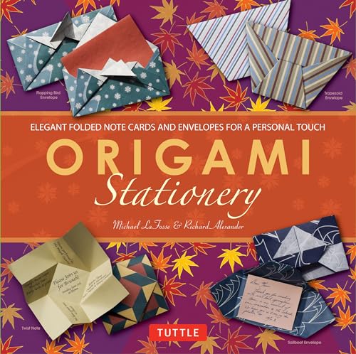 Beispielbild fr Origami Stationery Kit: [Origami Kit with Book, 80 Papers, 15 Projects] zum Verkauf von Once Upon A Time Books