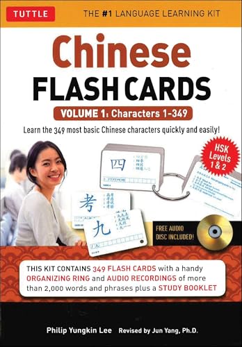 Stock image for Chinese Characters Flash Cards Kit: Characters 1-349: Hsk Elementary Level: Vol 1 for sale by Revaluation Books