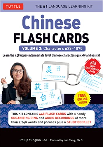9780804842037: Chinese Flash Cards: Characters 623-1070: HSK Upper Intermediate Level: HSK Upper Intermediate Level (Online Audio Included)