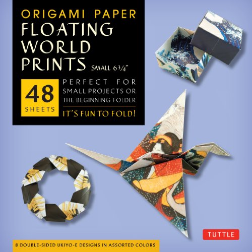 Beispielbild fr Origami Paper Floating World Ukiyo-e Small 6 3/4 Format: Paperback zum Verkauf von INDOO