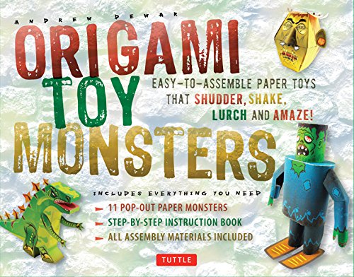 Beispielbild fr Origami Toy Monsters Kit: Easy-To-Assemble Paper Toys That Shudder, Shake, Lurch and Amaze!: Kit with Origami Book, 11 Cardstock Sheets & Tools zum Verkauf von Bellwetherbooks
