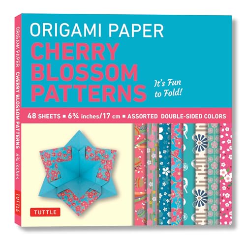 Beispielbild fr Origami Paper- Cherry Blossom Prints- Small 6 3/4" 48 Sheets zum Verkauf von Blackwell's