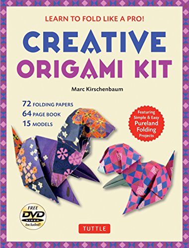 9780804845427: Creative Origami Kit: Learn to Fold Like a Pro!: Instructional DVD, 64-Page Origami Book, 72 Origami Papers: Original Easy Origami for Kids or Adults