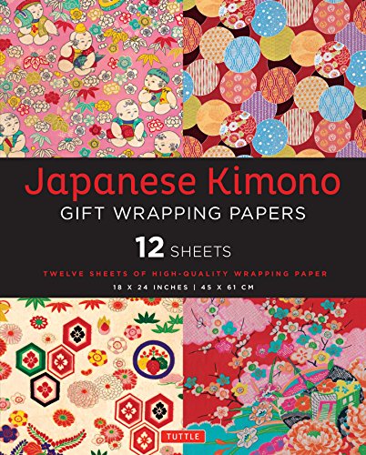 Beispielbild fr Japanese Kimono Gift Wrapping Papers - 12 Sheets zum Verkauf von Blackwell's