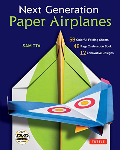 Beispielbild fr Next Generation Paper Airplanes Kit: Engineered for Extreme Performance, These Paper Airplanes are Guaranteed to Impress: Kit with Book, 32 origami papers & DVD zum Verkauf von Bellwetherbooks
