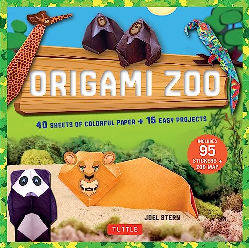 Imagen de archivo de Origami Zoo Kit: Make a Complete Zoo of Origami Animals!: Kit with Origami Book, 15 Projects, 40 Origami Papers, 95 Stickers & Fold-Out Zoo Map a la venta por Bellwetherbooks