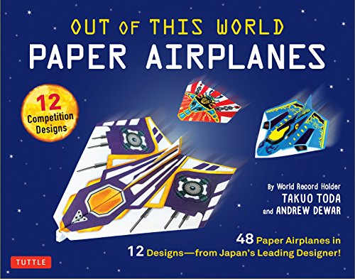 Beispielbild fr Out of This World Paper Airplanes Kit: 48 Paper Airplanes in 12 Designs from Japan's Leading Designer - 48 Fold-Up Planes; 12 Competition-Grade Designs; Full-Color Book zum Verkauf von Lakeside Books