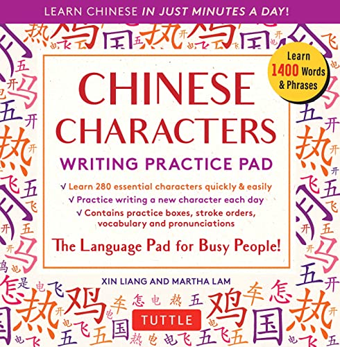 Imagen de archivo de Chinese Characters Writing Practice Pad: Learn Chinese in Just Minutes a Day! (Tuttle Practice Pads) a la venta por Housing Works Online Bookstore