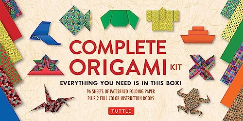 Beispielbild fr Complete Origami Kit: Everything You Need Is in This Box! [Origami Kit with 2 Books, 96 Papers, 30 Projects] zum Verkauf von Monster Bookshop