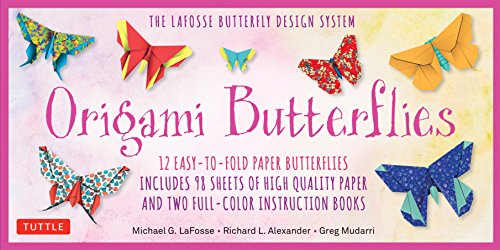 Stock image for Origami Butterflies Kit: The LaFosse Butterfly Design System - Kit Includes 2 Origami Books, 12 Projects, 98 Origami Papers: Great for Both Kids and Adults for sale by BooksRun