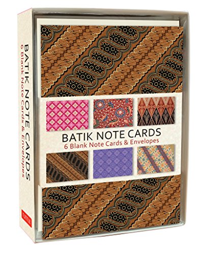 Beispielbild fr Batik Note Cards: 6 Blank Note Cards & Envelopes (6 x 4 inch cards in a box) zum Verkauf von Kennys Bookstore