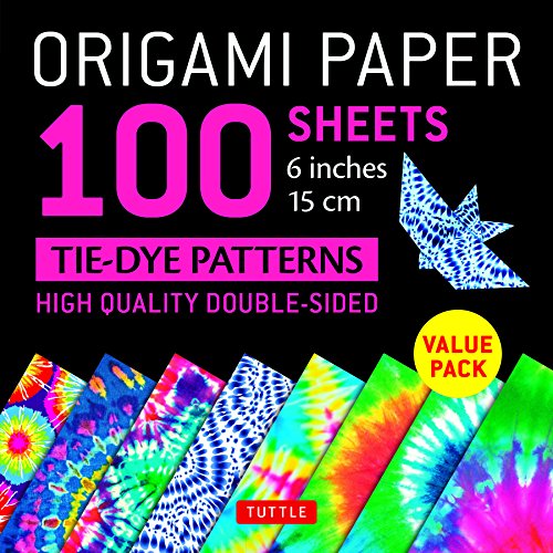 Beispielbild fr Origami Paper 100 sheets Tie-Dye Patterns 6" (15 cm): Tuttle Origami Paper: High-Quality Origami Sheets Printed with 8 Different Designs: Instructions for 8 Projects Included zum Verkauf von WorldofBooks
