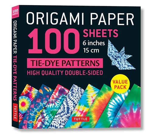 Imagen de archivo de Origami Paper 100 sheets Tie-Dye Patterns 6" (15 cm): Tuttle Origami Paper: High-Quality Double-Sided Origami Sheets Printed with 8 Different Designs (Instructions for 8 Projects Included) a la venta por Bellwetherbooks