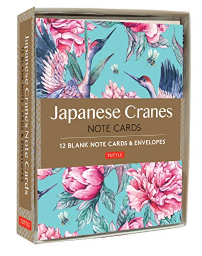 Imagen de archivo de Japanese Cranes Note Cards: 12 Blank Note Cards & Envelopes (6 x 4 inch cards in a box) a la venta por Bellwetherbooks