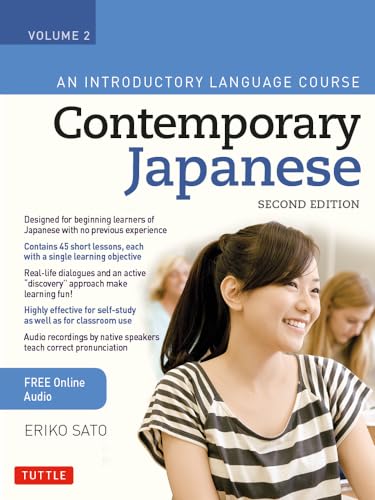 Stock image for Contemporary Japanese Textbook Volume 2: An Introductory Language Course (Includes Online Audio) for sale by Bellwetherbooks